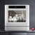 Portable Dishwasher，Compact Dishwasher,4 Wash Cycles and 8-Place Setting