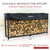 10-Foot Firewood Rack – American Brand – 1/2 Cord Raised Lumber Storage Rack