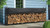 ShelterLogic 12' Ultra-Duty Firewood Rack-in-a-Box Wood Storage