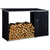 2-in-1 Outdoor Garden Storage Shed with Firewood Rack