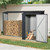 3X8.5 FT Outdoor Steel Firewood Rack Metal Storage
