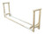 Heavy-Duty Firewood Rack for Outdoor Wood Storage – 8 ft. Unfinished Firewood Rack