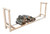 Firewood Rack for Outdoor Wood Storage – 8 ft. Natural Firewood Rack
