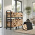 Heavy Duty Storage Rack Firewood Holder Wood Stand Log Organizer