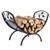 Firewood Rack Outdoor & Indoor, Heavy Duty Steel Log Rack for Firewood