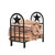 Firewood Storage Rack Drop Wire Art Metal Firewood Rack