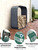 Firewood Storage Rack, Heavy Duty Galvanized Steel Stand with Roof