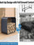 Firewood Storage Rack, Heavy Duty Galvanized Steel Stand with Roof