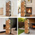 Firewood Rack Outdoor & Indoor, Heavy Duty Steel Log Rack for Firewood