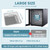 Food Dehydrator for Jerky, 12 Stainless Steel Large Trays