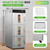 NutriChef 30 Layer & 3 Chamber Commercial Food Dehydrator Machine - Stainless Steel Trays