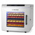 17 sq ft Food Dryer with 86-185°F Temp Range & Angled Control Panel, Stainless Steel