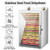 Electric Food Dehydrator with 6 Stainless Steel Layers, 360° Air Circulation