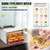 Freeze Dryer Machine for Food - Stainless Steel Dehydrator, 12 Layers, 360° Fan