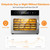 Food Dryer Dehydrator in Stainless Steel Featuring Various Tray Options 800W-12-Tier