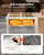 1500W Professional Buffet Catering Food Warmer with Undershelf, Stainless Steel Server