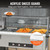 VEVOR 3-Pan Commercial Food Warmer, 3 x 20.6QT Electric Steam Table