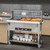 VEVOR 3-Pan Commercial Food Warmer, 3 x 20.6QT Electric Steam Table