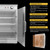 Electric Hot Box Food Warmer, Fits up to (8) 16" Pizza Boxes, Countertop Heated Holding Cabinet