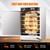 5-Tier Commercial Food Warmer, Hot Box Food Warmer Pizza Warmer w/Removable Shelves