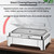 Electric Chafing Dish Food Warmer, 13.5L Stainless Steel Buffet Server
