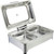Electric Buffet Server,Food Warmer Tray, Adjustable Temperature, Portable Chafing Dish
