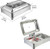 Buffet Server,Food Warmer Tray, Adjustable Temperature, Portable Chafing Dish