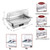 Food Warmer Containers with Covers, Electric Adjustable Temperature Control 40-100℃, 600W