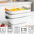 Baking Dish 570ml Baking Dish Rectangle Ceramic Glaze Baking Pan