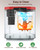 Composter for Kitchen, 4L Odorless Countertop Compost Bin | 3-Year Warranty Brushless Motor