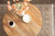 Kate and Laurel Dahl Transitional Mango Wood Round Coffee Table, 28 Inch Diameter, Natural Wood