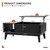 LYNCOHOME 2 Piece Living Room Table Set, Fluted Coffee Table and Nightstand Set, Lift Top Coffee Table with Storage
