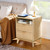 LYNCOHOME 2 Piece Living Room Table Set, Includes Coffee Table with 2 Drawer End Table