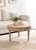 Traditional Carved Round Wood Coffee Table, 28 x 28 x 18, Light Natural, Decorative Circular Living Room Table