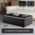 Gagawin Smart Coffee Table with Built-in Fridge and Bluetooth, LT135-Black