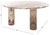 SAFAVIEH Couture Collection Giabella White/Brown Marble 3-Leg Round Top Coffee Table