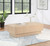 Meridian Furniture 99039Natural-C Oakmont Collection Art Deco Coffee Table with Rich Natural Finish