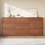 Solid Wood Dresser for Bedroom, Natural Solid Wood 9 Drawer Dresser | 62.3"Wide, Mid Century Modern Chest of Drawers
