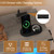 9 Drawer Dresser for Bedroom with LED Lights, Charging Station, Wood Chest of Drawers with Metal Handles