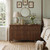 FUSUNBAO 6-Drawer Fluted Dresser, 52" Wide Double Chest of Drawers,Walnut | Fluted Design, Horizontal Chest of Drawers