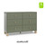 Storkcraft California 6-Drawer Double Dresser, Olive with Driftwood   for Kids Bedroom