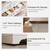 T4TREAM Farmhouse 6 Drawers Dresser for Bedroom, 54" Wide Large Dressers & Chests of Drawers w/Roman Column