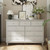 Modern Dresser with 9 Drawers, Chests of Drawers for Entryway & Hallway, 15.7" D x 55.1" W x 37.0" H