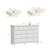 Modern Dresser with 9 Drawers, Chests of Drawers for Entryway & Hallway, 15.7" D x 55.1" W x 37.0" H