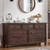 RWYHG 54" Dresser for Bedroom, Farmhouse 7 Drawers Dressers with Gourd Legs | Vintage Chest of Drawer