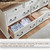 T4TREAM Farmhouse 7-Drawer Dresser with Solid Wood Feet, Antique White
