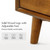 HULALA HOME 7 Drawer Dresser for Bedroom, 52" Wide Mid-Century Modern Chest of Drawers with Built-in Drawer Dividers