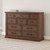 Signature Design by Ashley 10 Drawer Modern Farmhouse Wood Dresser, Brown