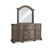 Traditional 9 drawer dresser with mirror, Felt-lined top drawers, Dovetail joints, Smooth ball-bearing glides