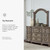 Traditional 9 drawer dresser with mirror, Felt-lined top drawers, Dovetail joints, Smooth ball-bearing glides